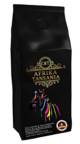 Kaffeespezialität Aus Afrika - Tansania, Dem Land Des Kilimandscharo- Länderkaffee - Spitzenkaffee - Säurearm - Schonend Und Frisch Geröstet (Ganze Bohne, 2 x 1000 Gramm) von C&T