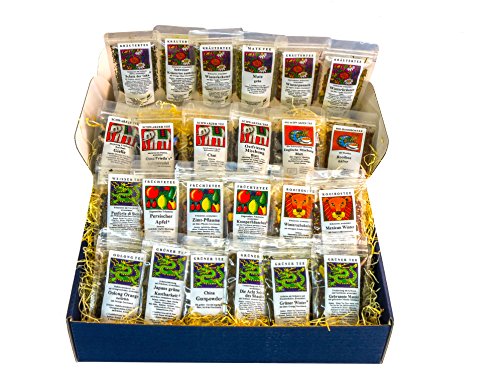 Teegeschenk Buntes Tee Probierpaket aus aller Welt mit 24 leckeren Sorten von The Coffee and Tea Company