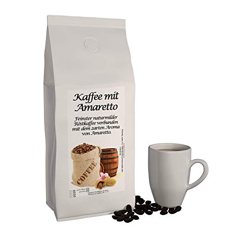 Aromatisierter Kaffee (Amaretto,1000g) Ganze Bohne von C&T