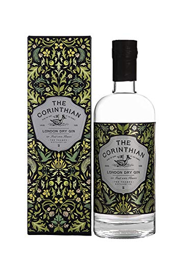 The Corinthian London Dry Gin - fruchtig-blumiger Gin aus dem Herzen Londons direkt von der Themse - hergestellt in kleinen Batches aus einer original Englischen Gin Brennblase von Master Distiller Charles Maxwell von The Corinthian