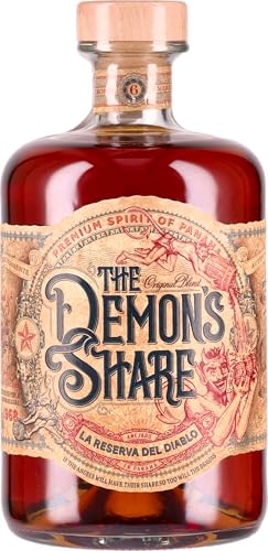 The Demon’s Share La Reserva Del Diabolo- 6 Jahre gereifte Rum- Spirituose in der Geschenkverpackung mit 40% vol. Alkohol (1 x 0,7 l) von LEDYA