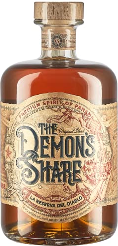 The Demon’s Share La Reserva Del Diabolo- 6 Jahre gereifte Rum- Spirituose in der Geschenkverpackung mit 40% vol. Alkohol (1 x 0,7 l) von Wine And More