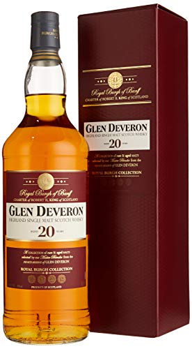 Glen Deveron 20 Years Old mit Geschenkverpackung Whisky (1 x 1 l) von The Deveron