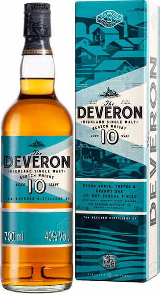 The Deveron Highland Single Malt Scotch Whisky 10 Years. 40% vol. 0,7 l von The Deveron Distillery