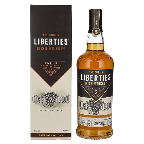 The Dublin LIBERTIES 5 Years Old Single Malt Irish Whiskey Oak Devil 46% Vol. 0,7l in Geschenkbox von The Dublin Liberties
