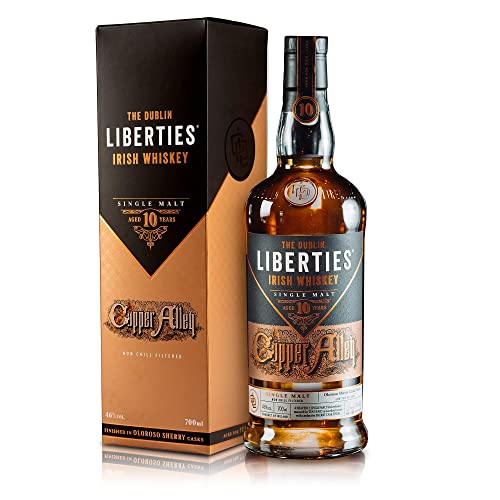 The Dublin Liberties Irish Whiskey Copper Alley aged 10 years 46% vol. - Irischer Single Malt Whisky (1 x 0.7 l) The Dublin Liberties Irish Whiskey Copper Alley aged 10 years 46% vol. - Irischer Single Malt Whisky (1 x 0.7 l) von The Dead Rabbit