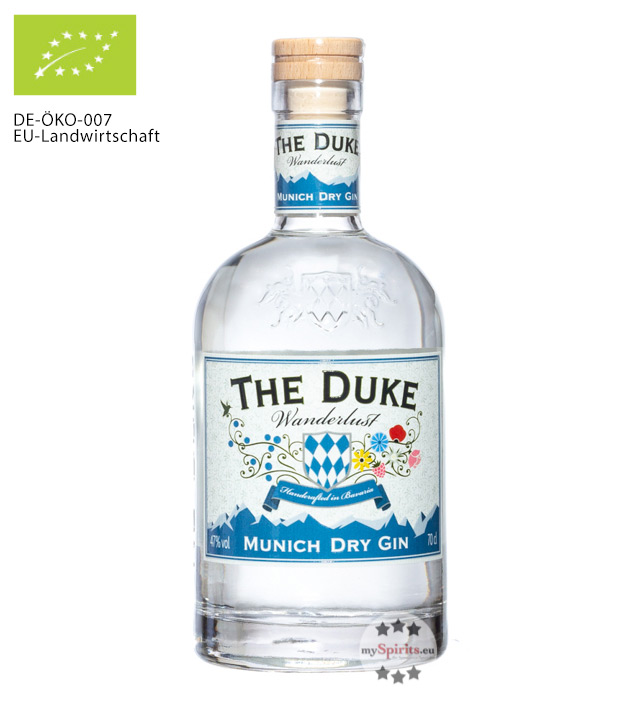 The Duke Wanderlust Gin Bio (47 % vol., 0,7 Liter) von The Duke Destillerie