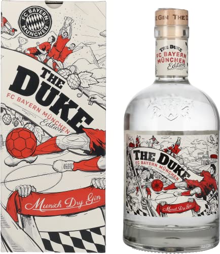 The Duke FC BAYERN MÜNCHEN Munich Dry Gin 42% Vol. 0,7l in Geschenkbox von The Duke