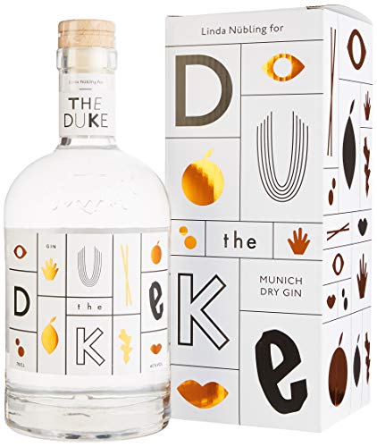 The Duke Munich Dry Gin - Kunstedition - Kupferedition weiß mit Geschenkverpackung (1 x 0.7 l) von The Duke