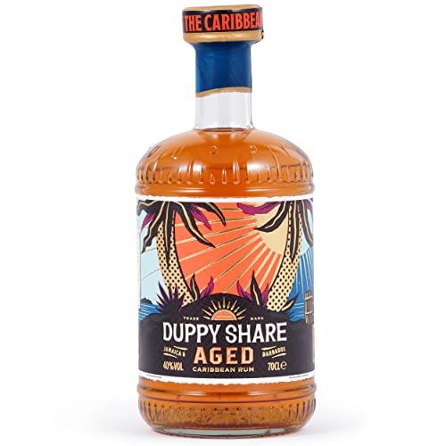 Duppy Share | Aged Rum | Kraftvoller jamaikanischer Rum | Mit Aromen von Limette und Ingwer | 700ml | 40% vol. von The Duppy Share
