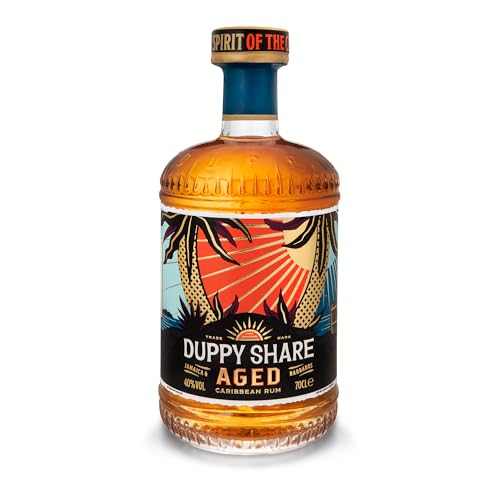 Duppy Share | Aged Rum | Kraftvoller jamaikanischer Rum | Mit Aromen von Limette und Ingwer | 700ml | 40% vol. von The Duppy Share