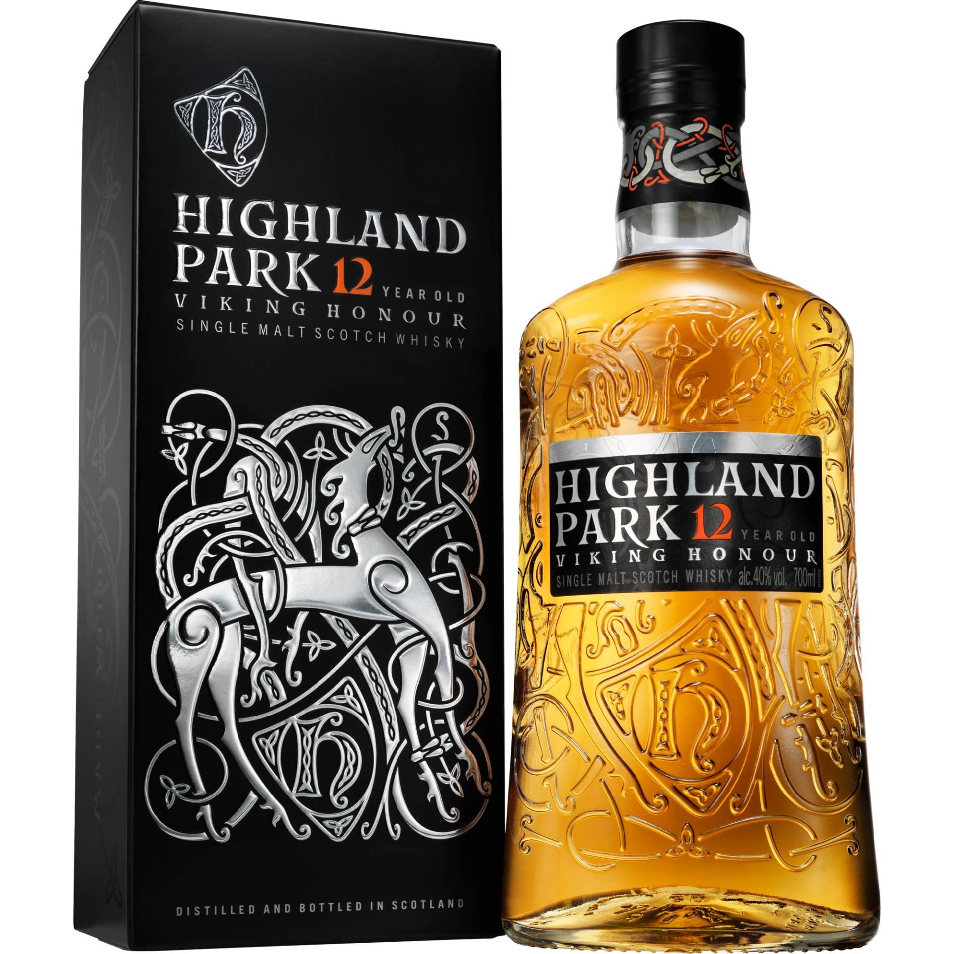 Highland Park 12 Years Single Malt Scotch Whisky, 0,7 L, 40% Vol., Schottland, Spirituosen von The Edrington Group, 2500 Great Western Roas, Glasgow, G15 6RW, Scotland