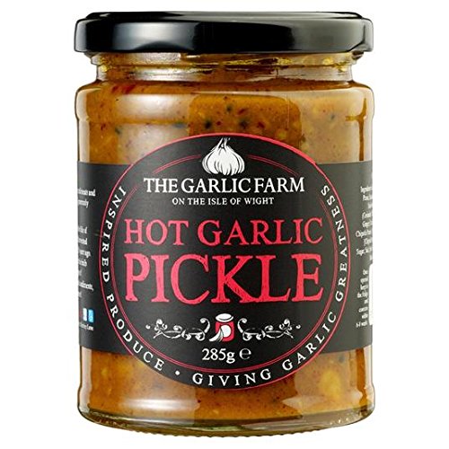 Der Knoblauch Farm Hot Knoblauch Pickle 282g von The Garlic Farm