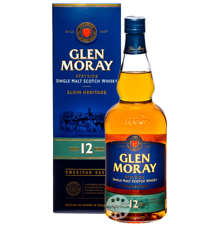 Glen Moray 12 Jahre Single Malt Whisky (40 % Vol., 0,7 Liter) von The Glen Moray Distillery