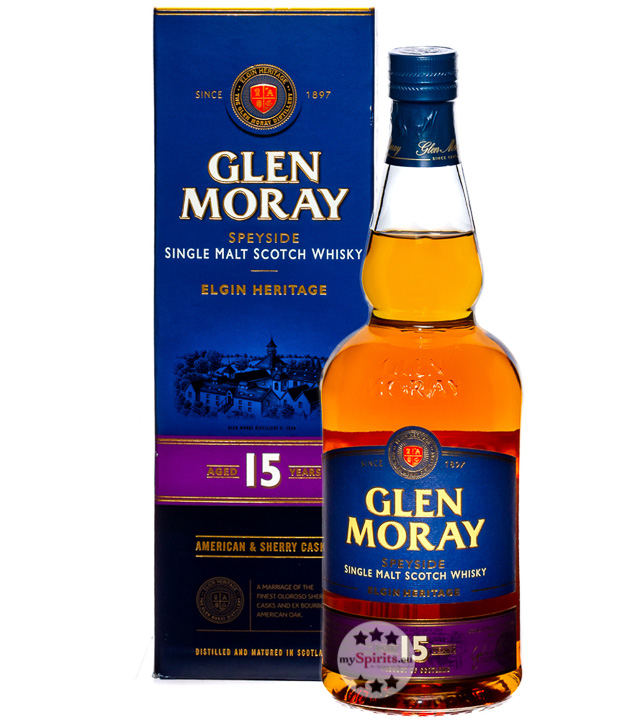 Glen Moray 15 Jahre Single Malt Whisky (40 % Vol., 0,7 Liter) von The Glen Moray Distillery