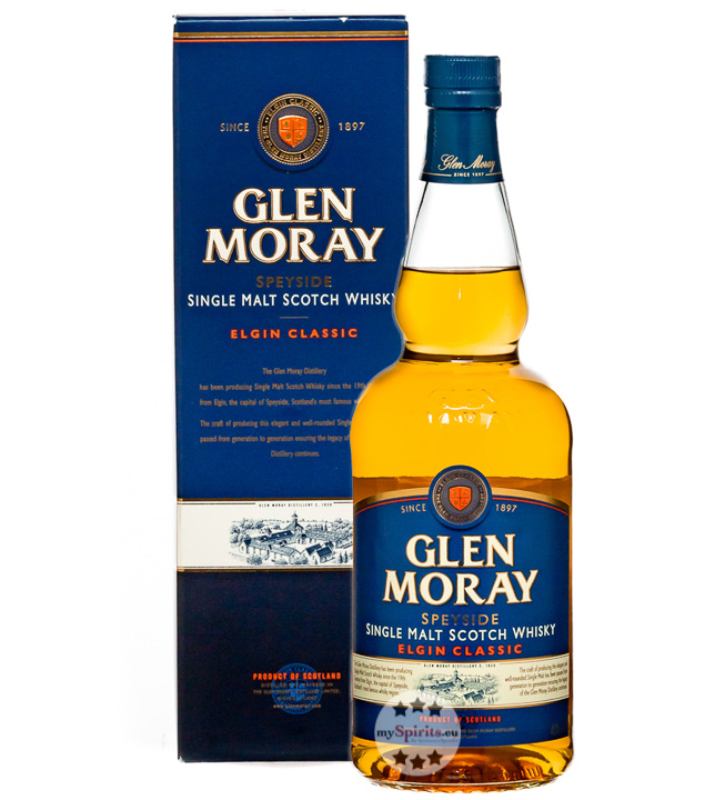 Glen Moray Elgin Classic Single Malt Whisky (40 % Vol., 0,7 Liter) von The Glen Moray Distillery