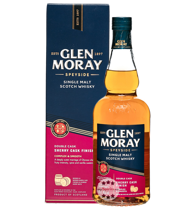 Glen Moray Sherry Cask Finish Single Malt Whisky (40 % Vol., 0,7 Liter) von The Glen Moray Distillery