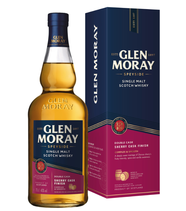 Glen Moray Sherry Cask Finish Single Malt Whisky (40 % Vol., 0,7 Liter) von The Glen Moray Distillery