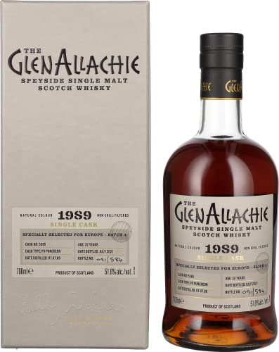 The GlenAllachie SINGLE CASK 32 Years Old PX PUNCHEON 51,6% Vol. 0,7l in Geschenkbox von Glenallachie