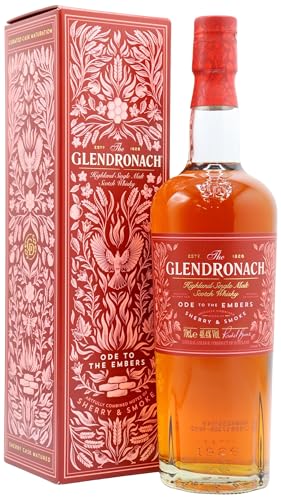 The Glendronach Ode the Embers - Super Hochwertiger Single Malt Whisky - Geschenkempfehlung - Zimt mit gewürtes Toffee, Apfle und karamellisierter Walnusskrokant - 0.7L/48.4 Prozent Vol. The Glendronach Ode the Embers - Super Hochwertiger Single Malt Whisky - Geschenkempfehlung - Zimt mit gewürtes Toffee, Apfle und karamellisierter Walnusskrokant - 0.7L/48.4 Prozent Vol. von The Glendronach