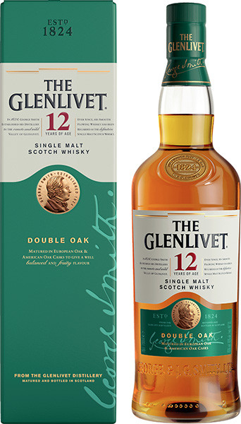 The Glenlivet Single Malt Scotch 12 Years Double Oak 40% vol. 0,7 l von The Glenlivet Distillery