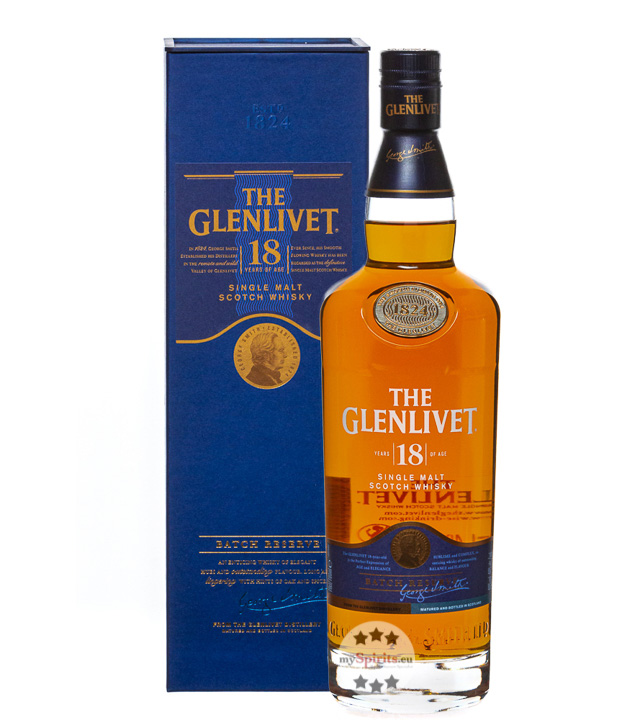 The Glenlivet 18 Jahre Single Malt Scotch Whisky (40 % vol., 0,7 Liter) von The Glenlivet