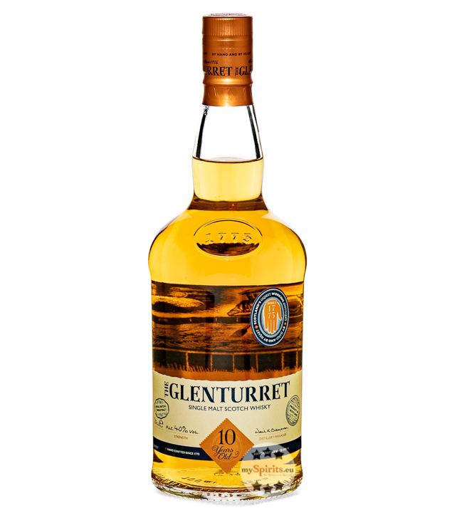 Glenturret 10 Jahre Single Malt Scotch Whisky (40 % vol, 0,7 Liter) von The Glenturret