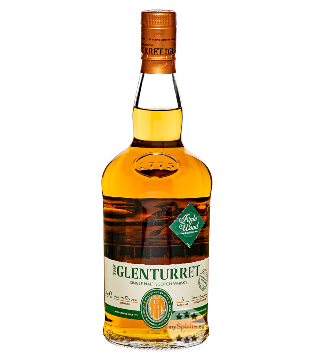 Glenturret Triple Wood Single Malt Scotch Whisky Batch #3 (43 % vol, 0,7 Liter) von The Glenturret