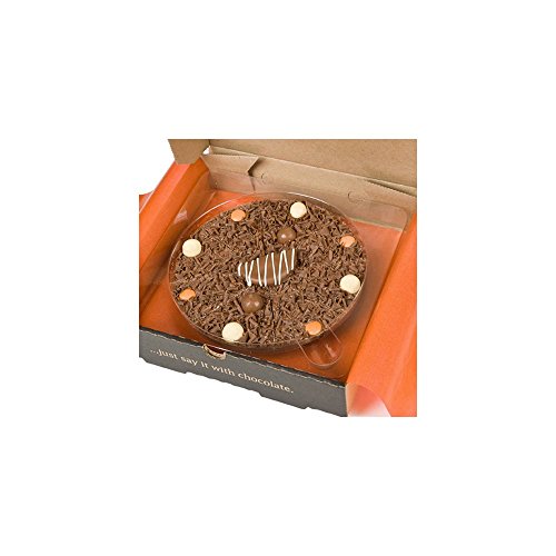 25,4 cm Ultimately Orange Pizza von der Gourmet-Schokoladen-Pizza-Firma von The Gourmet Chocolate Pizza Company