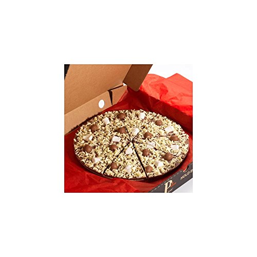 Wabenförmige und Marshmallow-Schokoladen-Pizza von The Gourmet Chocolate Pizza Company