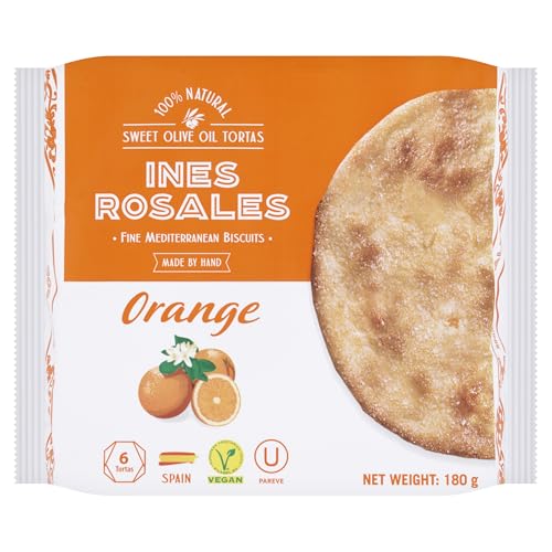 Ines Rosales Tortas de Aceite 'Orange', 1er Pack (1 x 0.12 kg) von The Great British Confectionery Company