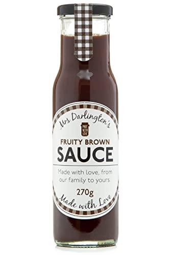 Mrs Darlington's Fruity Brown Sauce 270g von The Great British Confectionery Company