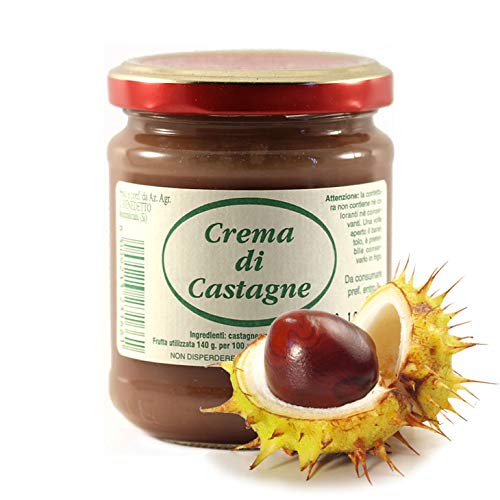 Extra San Benedetto Kastanienmarmelade - Italienisches Handwerksprodukt (1 Glas 210 Gramm) von The Great Canadian Tea