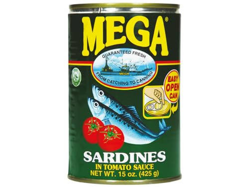 Mega Sardinen in Tomatensoße 425 g Mega Sardinen in Tomatensoße 425 g von The Great Canadian Tea