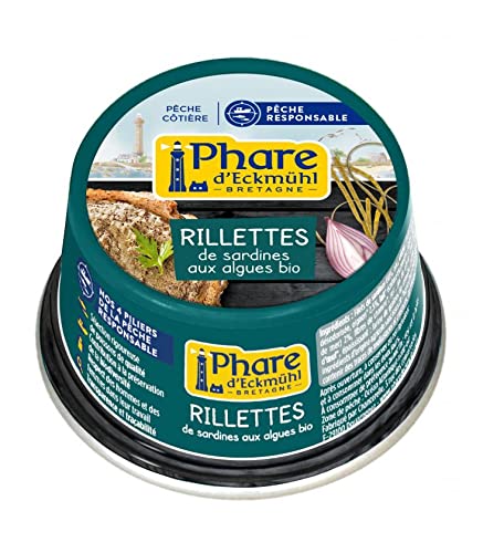 PHARE D'ECKMUHL - SARDINE RILLETTES MIT SEAWEED 120G PHARE D'ECKMUHL - SARDINE RILLETTES MIT SEAWEED 120G von The Great Canadian Tea