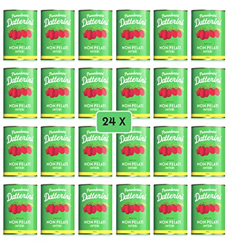 Sapor Design SAN MARZANO Tomaten aus Italien | Die besten Tomaten der Welt im Set | Dosentomaten, San Marzanos | Viele Varianten (Datterini Vintage (Grün), 24 Dosen) von The Great Canadian Tea