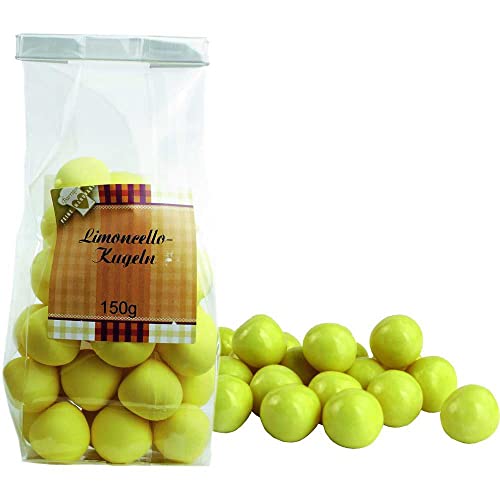 Schoko Limoncello Kugeln flüssig Alkohol-gefüllt Vegetarisch BARRIQUE-Feine Manufaktur Deutschland 150g-Pack von The Great Canadian Tea