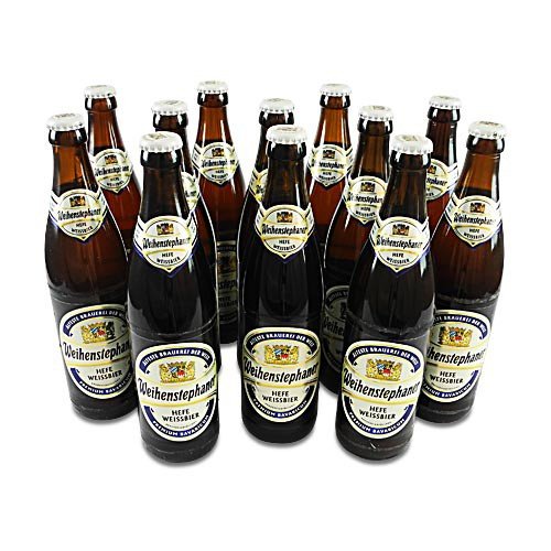 Weihenstephaner Hefeweissbier Hell (12 Flaschen à 0,5 l / 5,4% vol.) von KDJMDL