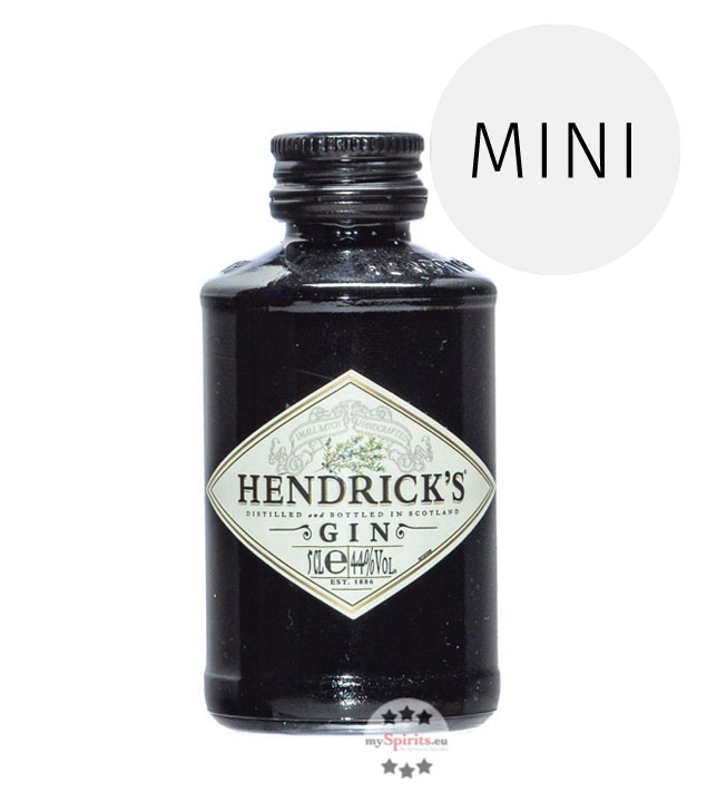 Hendrick‘s Gin Mini  (44 % Vol., 0,05 Liter) von The Hendrick's Gin Distillery