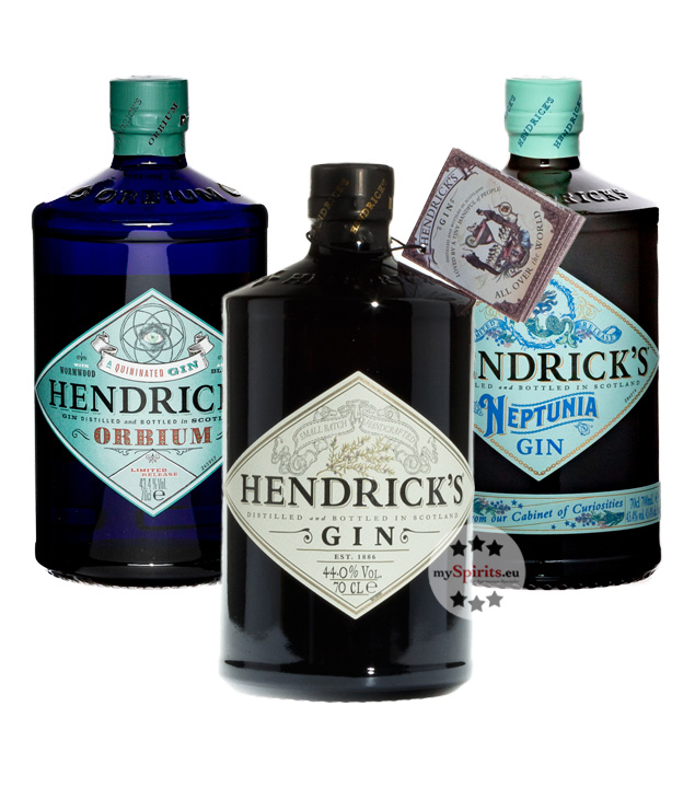 Hendrick’s Gin-Set: Classic, Neptunia & Orbium (43,3 & 44 % Vol., 2,1 Liter) von The Hendrick's Gin Distillery
