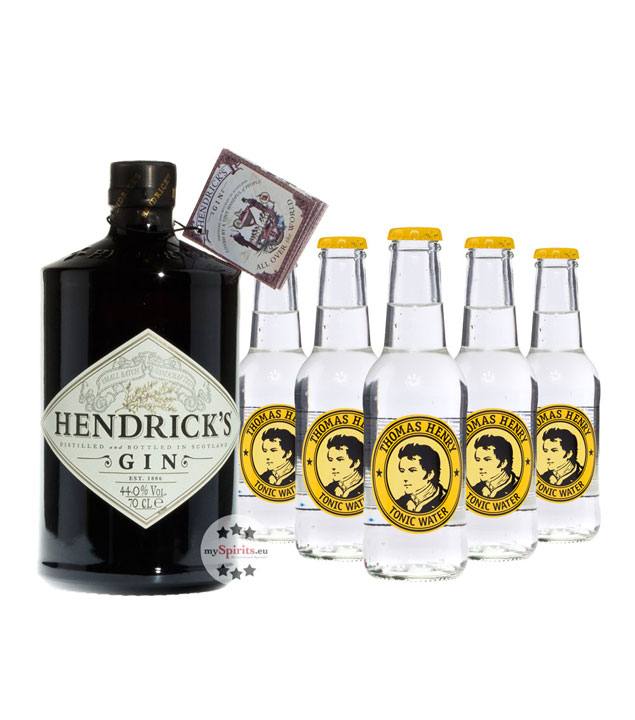 Hendrick’s Gin & Thomas Henry Tonic Set (44 % vol., 1,9 Liter) von The Hendrick's Gin Distillery