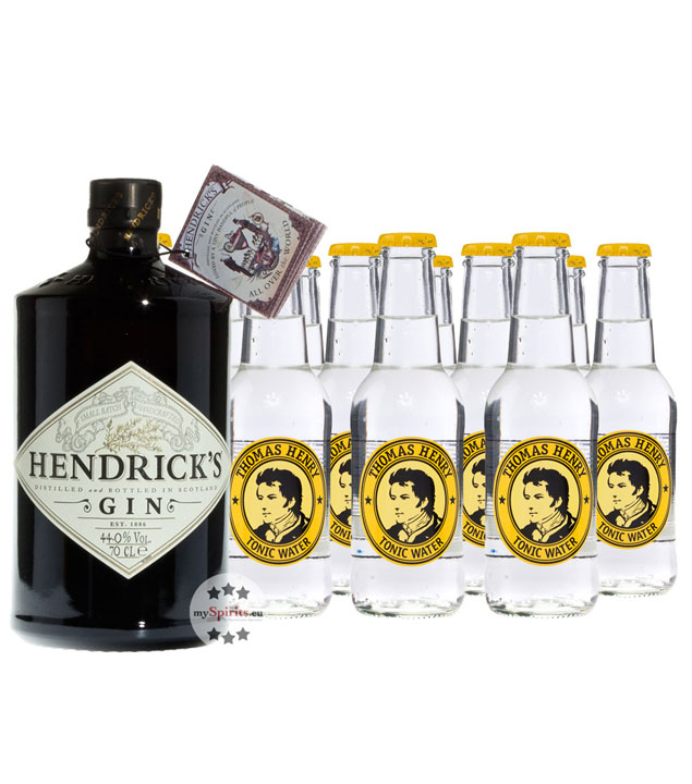Hendrick’s Gin & Thomas Henry Tonic Set (44 % vol., 2,9 Liter) von The Hendrick's Gin Distillery