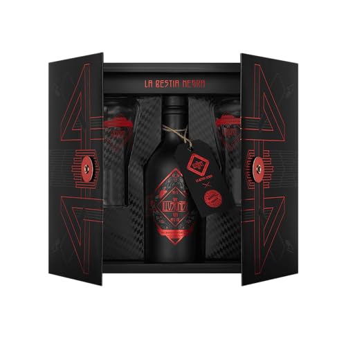 The Illusionist La Bestia Negra Geschenkset | The Illusionist Gin FCB München Ed. | Premium Geschenkset mit 2 Gläser & Cocktailbuch | Beerig & Frisch | 45% vol. | 500ml Einzelflasche The Illusionist La Bestia Negra Geschenkset | The Illusionist Gin FCB München Ed. | Premium Geschenkset mit 2 Gläser & Cocktailbuch | Beerig & Frisch | 45% vol. | 500ml Einzelflasche von The Illusionist Distillery