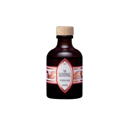 The Sentinel Scented Rum Mini | 100% BIO | Nachhaltig & Innovativ | Destillat aus Paraguay | Gereift mit PX Sherry | 41% vol. | 50ml von The Illusionist Distillery