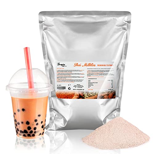 INSPIRE FOOD Bubble Tea Thai Milchtee Pulver - 1 KG Authentisches thailändisches Teemischungspulver für Boba Tee | Hochwertige Zutaten ohne künstliche Farbstoffe von The Inspire Food Company