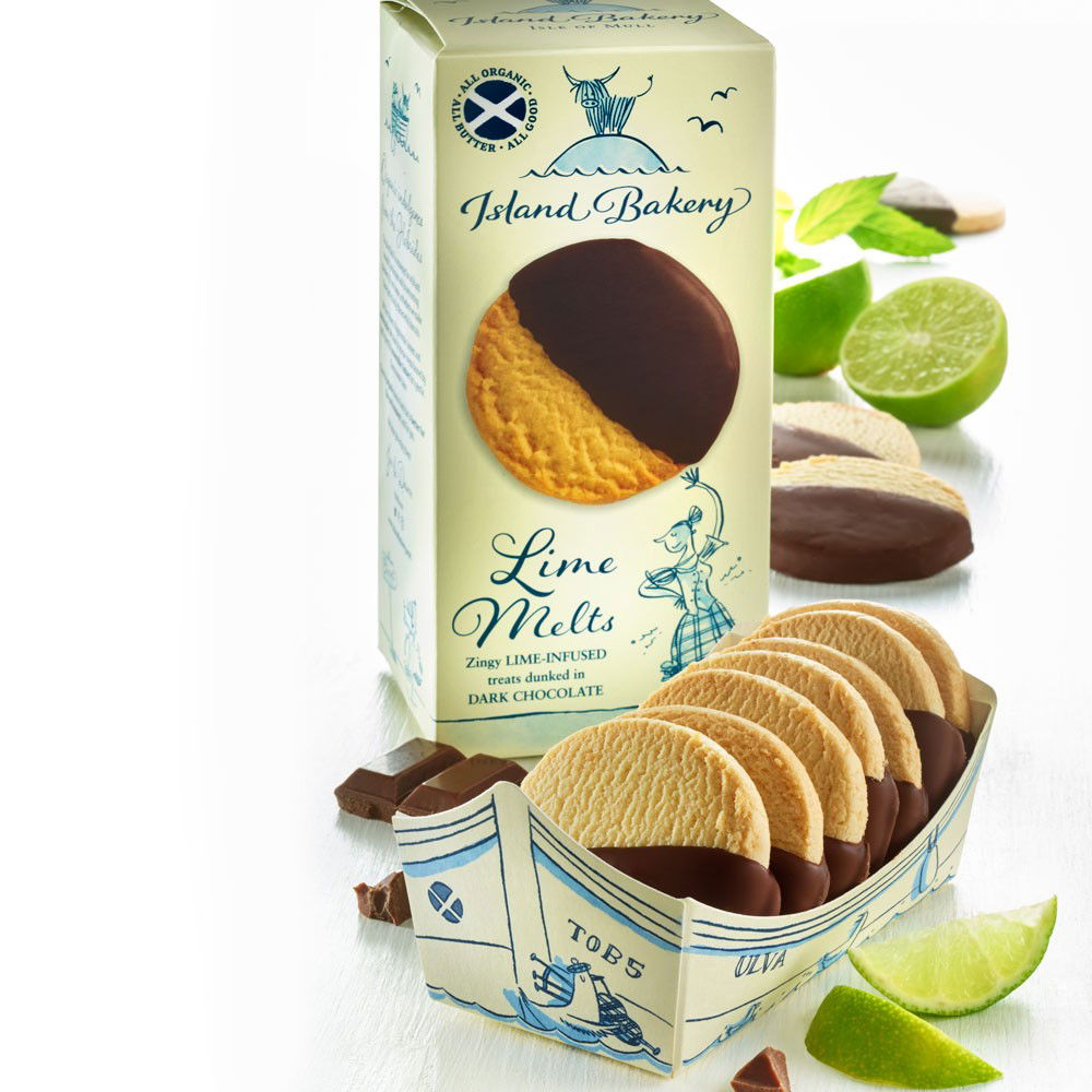Island Bakery Buttergebäck Limette-Zartbitterschokolade Bio von Island Bakery