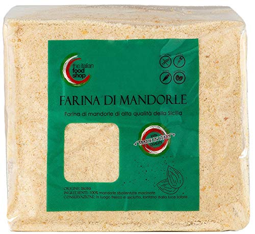 Italienisches Sizilianisches Natürliches Mandelmehl (1Kg) - Herkunft Sizilien von The Italian Food Shop