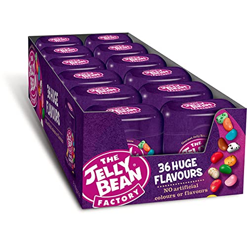 The Jelly Bean Factory 36 Huge Gourmet Flavour, 12er Pack (12 x 80g) von The Jelly Bean Factory