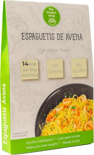 Der Konjak Shop – Konjak-Hafer-Spaghetti 270g Glutenfrei, Kalorien- und Kohlenhydratarm 1 Stück Low-Carb & Keto-Diäten von The Konjac Shop
