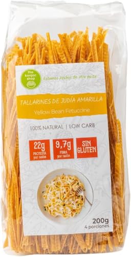 The Konjac Shop – Gelbe Bohnennudeln 200g Glutenfrei, Proteinreich & Kohlenhydratarm Ideal für Low-Carb & Keto-Diäten von The Konjac Shop